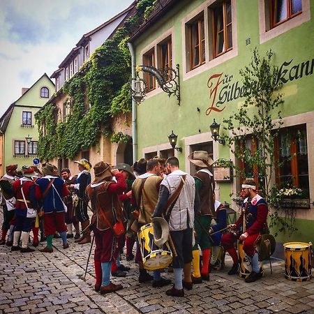 Ferienwohnungen Monteurzimmer Zur Silbernen Kanne Rothenburg ob der Tauber Exterior foto